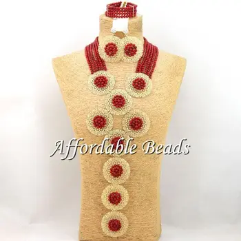

Nigerian Bridal Jewelry Set Best Sale Indian Costume Jewelry Set Wholesale Free Shipping BN177