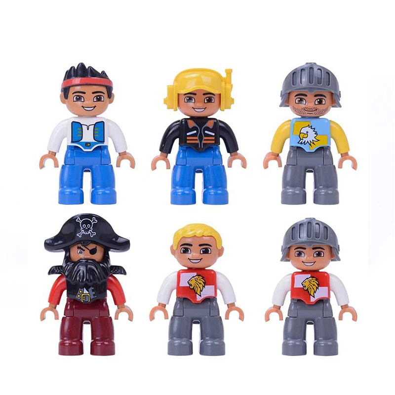 Sytopia Active Figure Character Compatible with Legoing Duplo Kid Blocks Toys High Quality Baby Children Toys City Friend Gift