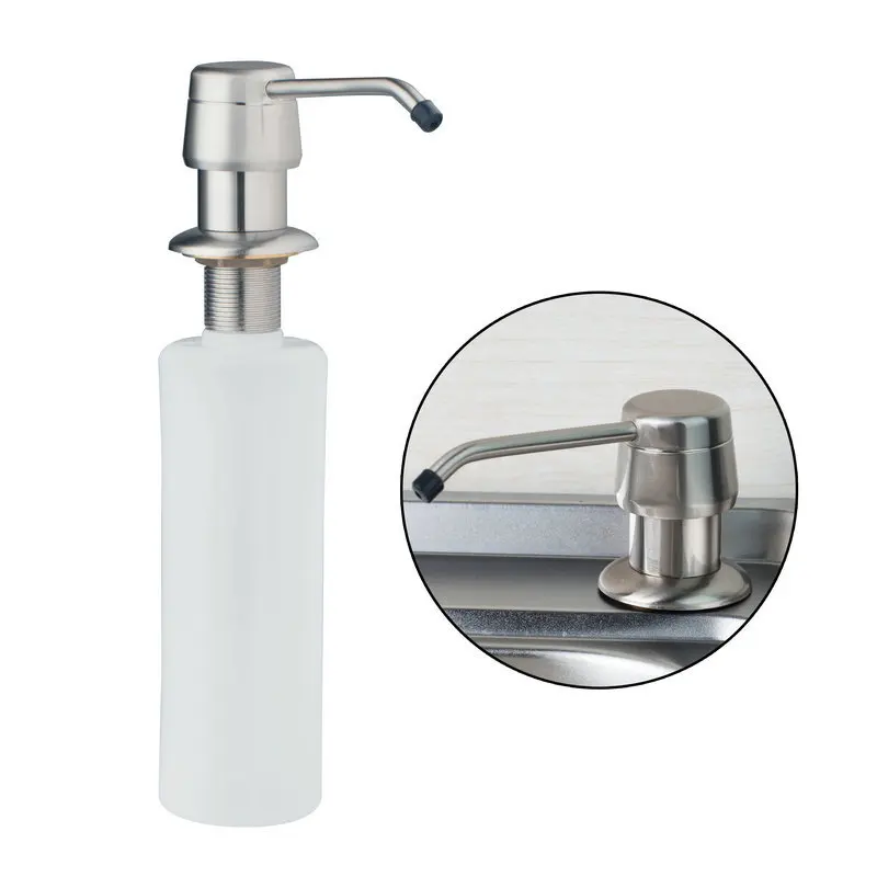 AUSWIND Contemporary 304 stainless steel Liquid Soap Dispenser Bottle