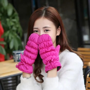 

Winter women and men Cotton Gloves Windproof and Waterproof Child Mittens Thickening Warm Ski Mittens women men