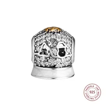 Подходит для оригинальных шармов браслеты из стерлингового серебра 925 пробы Черная пятница Шарм бусины для изготовления ювелирных изделий Berloque