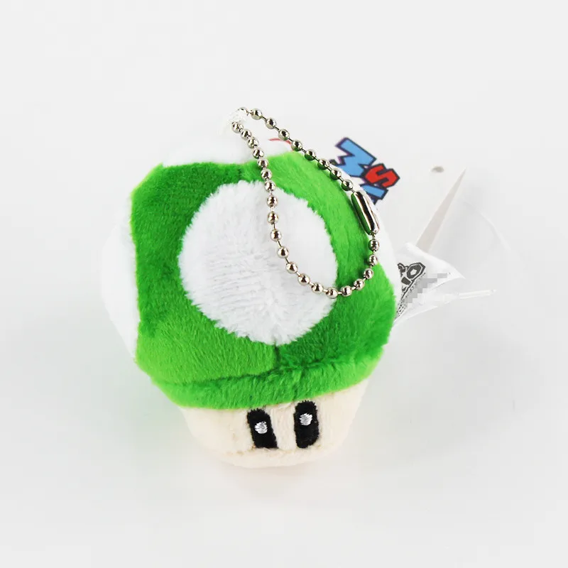 6 см 1 шт. Super Mario Bros брелок в форме гриба плюшевые подвески игрушки Японии аниме мини Луиджи Йоши Бесплатная доставка