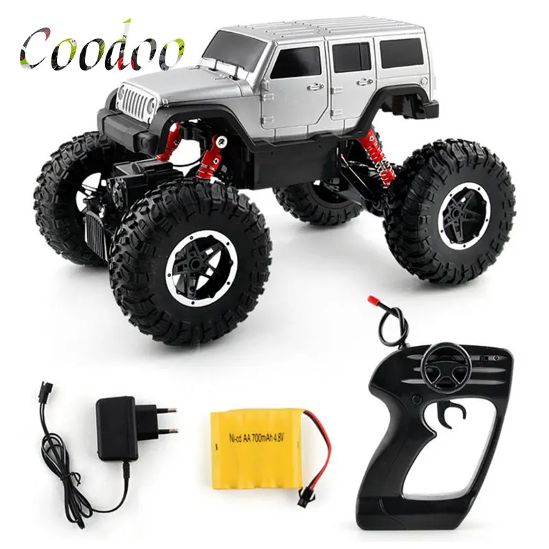 

1:14 Wireless Remote Control Charging Edition Climbing Jeep Electric Four-wheel Off-road Remote Control Vehicle Model Toy A3