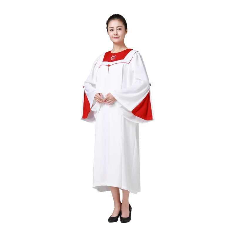 4 сезона унисекс Господь Иисус христианский Святой одежды халат крещение хор гимн одежда высокого качества материалы церкви платье для