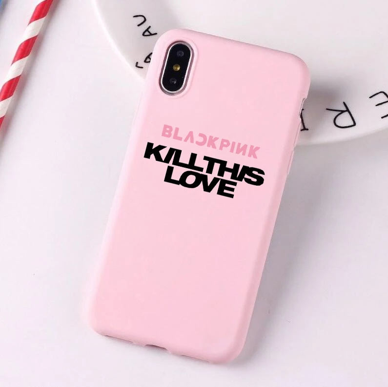 Черный мягкий силиконовый чехол для телефона Blackpink kill this love для iPhone XR X XS Max 6 6S 7 8 Plus 11 pro TPU черный чехол - Цвет: FHSR-21168