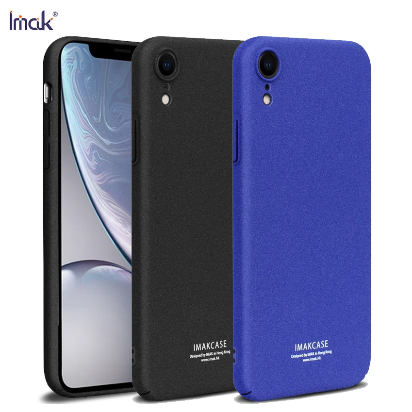 Матовый чехол IMAK Для iPhone XR Жесткий Чехол из поликарбоната для Apple 6 1 дюйма|Бамперы|