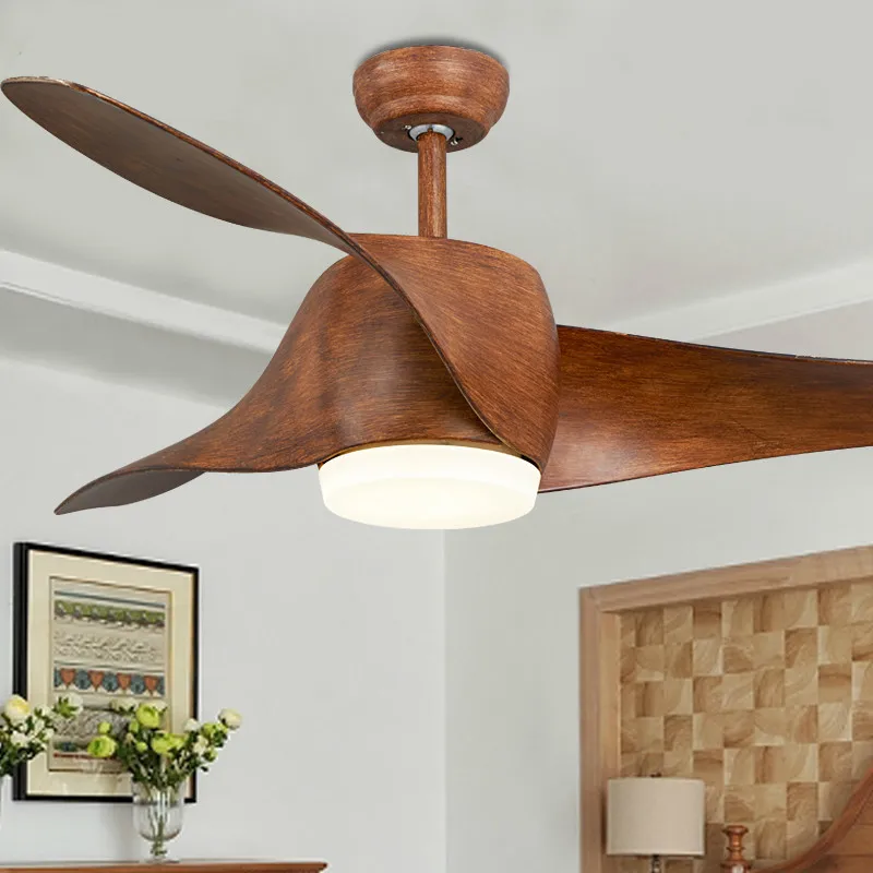  Vintage Ceiling Fan With Lights and Remote Control Retro Room Ceiling Fan Modern Black Ceiling Fan  - 32737303392