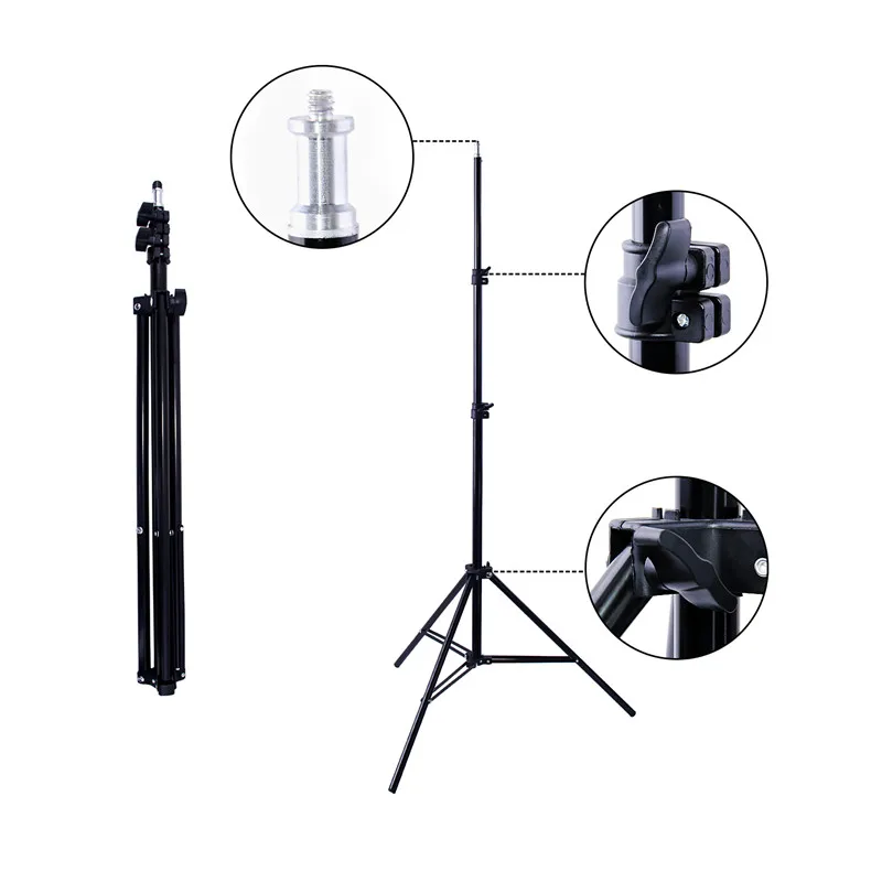  Viltrox L132T Bi-Color Dimmable LED Video Light x2 +2x Light Stand +2x AC Adapter for DSLR Camera S
