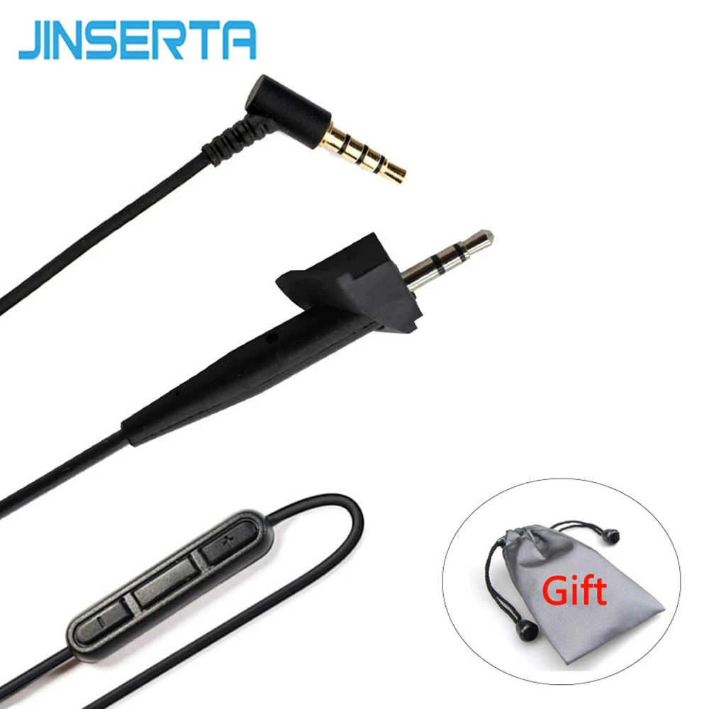 Сменные кабели JINSERTA для наушников Bose Around Ear AE2 AE2i шнуры с микрофоном регулятор