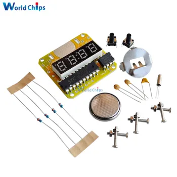 

Digital Watch Electronic Clock Kit Single-chip LED Watches Electronic Clock KIT DIY LED With Transparent Cover DIY Kit