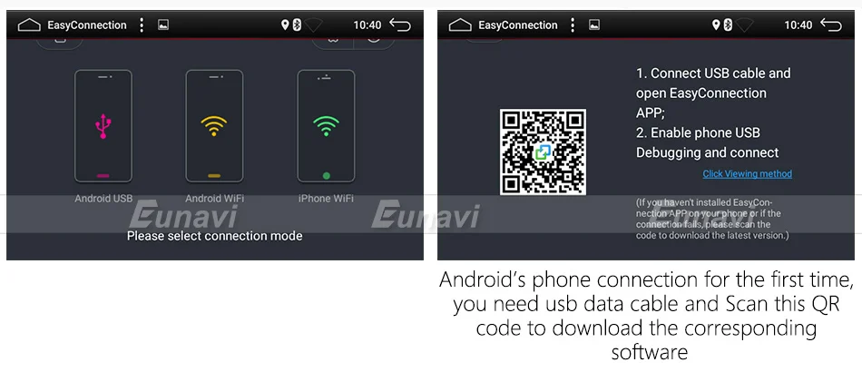 Perfect Eunavi Quad Core 2G RAM 32G ROM Android 7.1 2 din Car Radio GPS Navi For VW Skoda Magotan POLO PASSAT Golf 7 Jetta Super Octavia 21