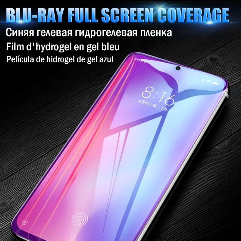 15D Anti-blue light Hydrogel Film For Xiaomi Mi 9 SE 9t 8 A2 A1 Lite Screen Protector For Xiaomi Redmi Note 7 K20 Pro Not Glass