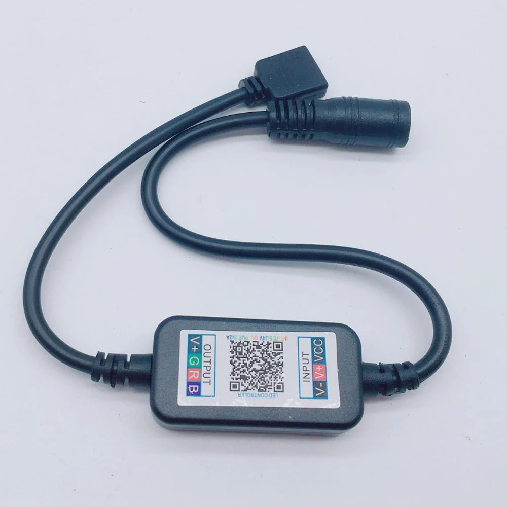 

3 Ways Bluetooth RGB LED Light Controller DC 5V-24V Mini Wireless Dimmer For RGB LED Strip