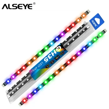 

ALSEYE RGB Strips 35cm ARGB 60cm Cable compatible with Ausu Gigabyte Mis Motherboard RGB Control 5v 3pin