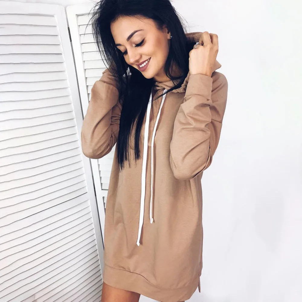 ZOGAA 2019 hot autumn and winter new 4 color round neck hooded loose long-sleeved hoodie Casual Long comfort pullover size S-XL ZOGAA 2019 hot autumn and winter new 4 color round neck hooded loose long-sleeved hoodie Casual Long comfort pullover size S-XL
