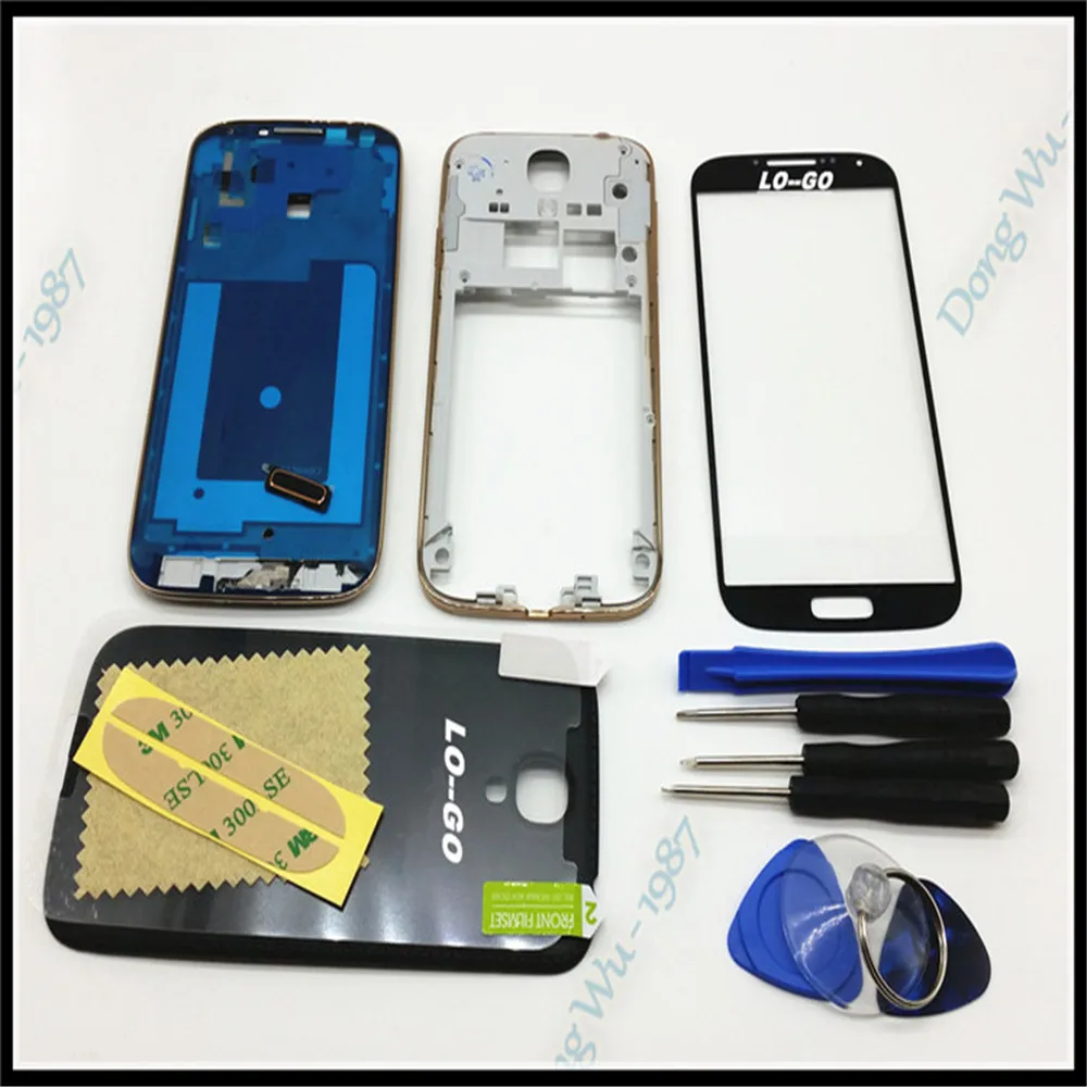 Full Housing Case Cover For Samsung Galaxy S4 i9505 Complete Cover back case Mid frame backplate