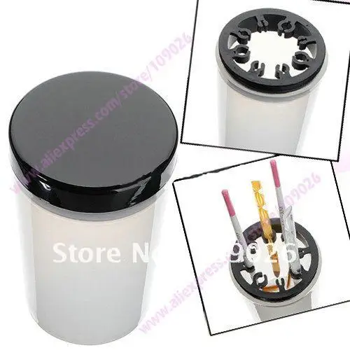 

Free Shipping - Nail Art Brush Holder Cleaner Cup Bottle