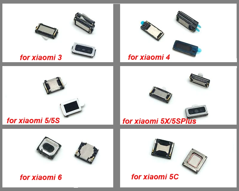 Высокое качество ремонт наушников для Xiaomi 6 MI6 MI 5 4 3 5C 5X 5S Plus 5SP запасные части новые