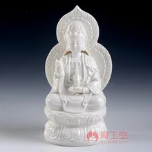 Dai yutang для тибетского Kwan-Yin Будда керамическое бытовое оборудование, посвященное украшению/7 дюймов Saha, Trinity D21-07P