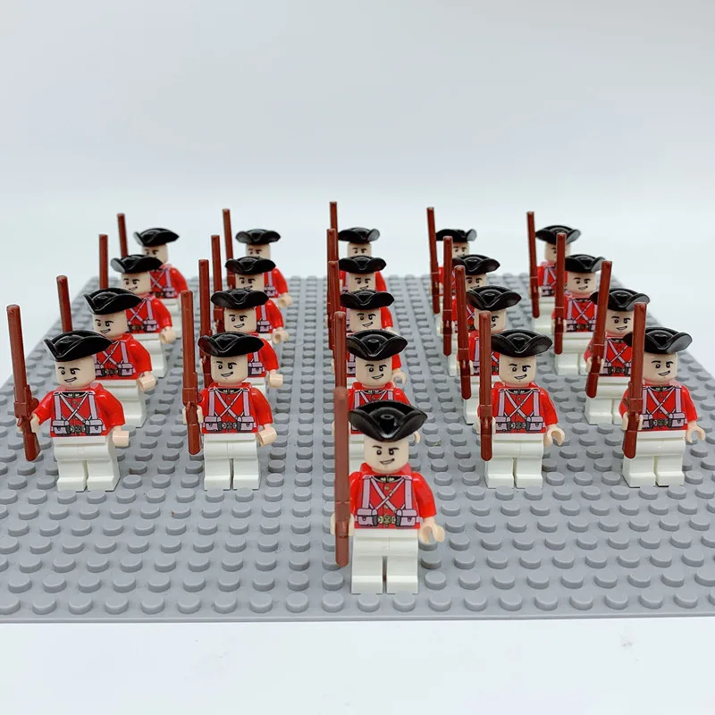

21PCS Navy Figure Loyal Imperial Guard Soldier Military Building Blocks Brick Caribbean Pirate Educational Toys