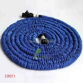 

Aluminum Hose Head Hose Garden,Spray Gun Water Tube,Expandable Hose 100ft Water Garden Pipe for Garden And Washing Cars Myeshop