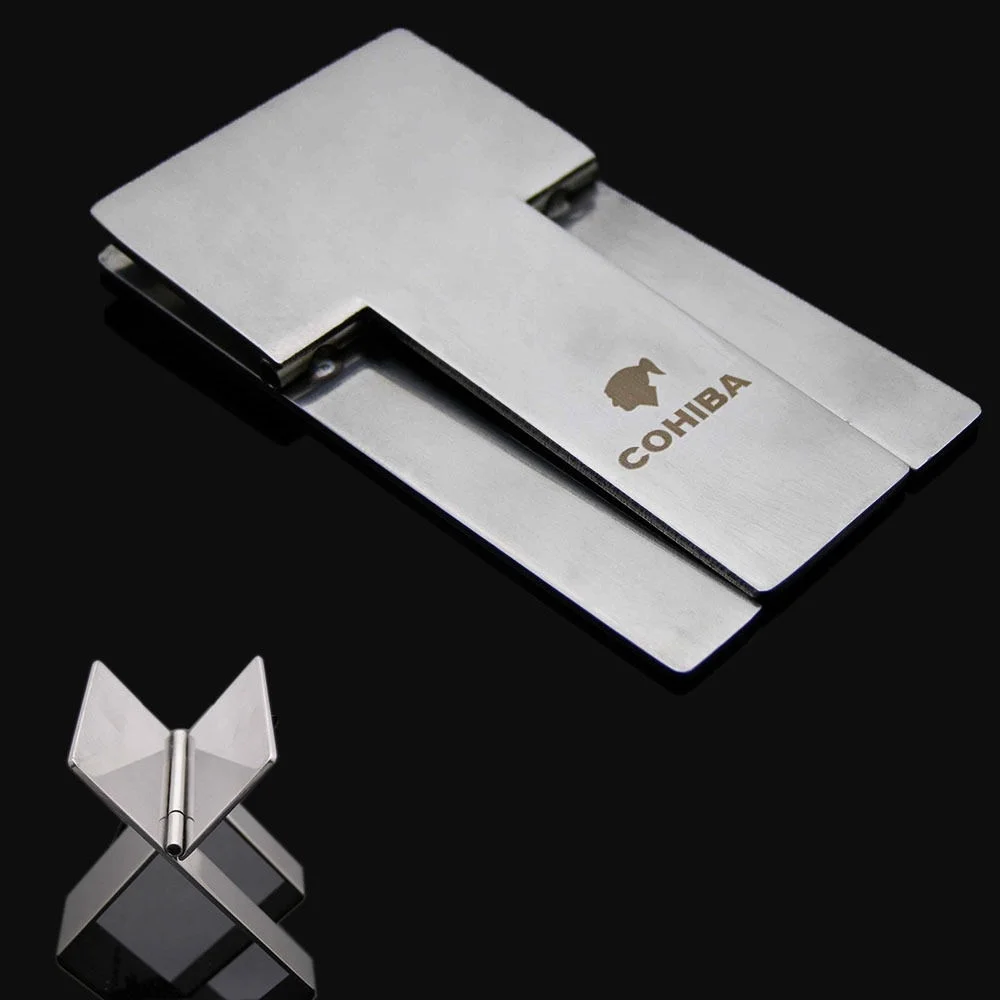 

Pro Cohiba Stainless Steel Foldable Cigar Stand Ashtray Holder