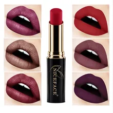 NICEFACE 20 видов цветов пикантные продолжительное гладкий макияж Водонепроницаемый Пигменты Красный металлик помада