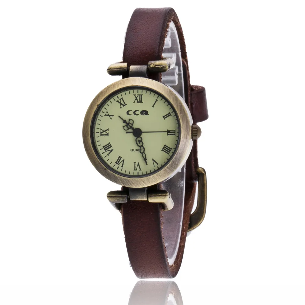 

Vintage Luxury Brand Women'S Watches Quartz Leather Band New Strap Ladies Dress Watch Analog Wrist Watches Orologio Donna Q4
