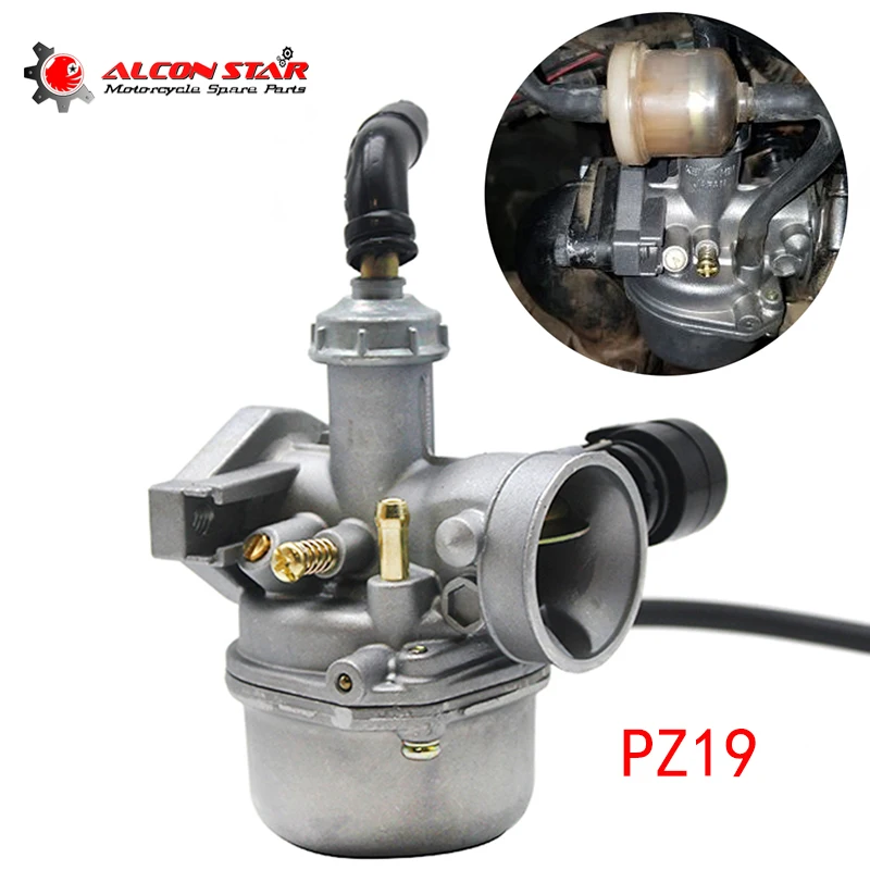 

Alconstar 19mm Manual PZ19 Carburetor For Chinese 50 70 90 110CC ATV Off-road Motorcycle