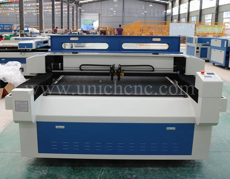Unichcnc CO2 Лазерная 100 Вт гравировальный станок для ткани