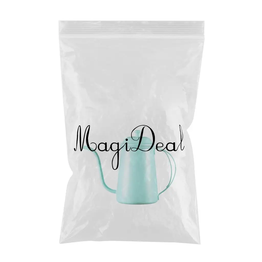 Coffee Pot Stainless Infuser Hand Drip Narrow Spout Kettle 700ml Mint Green for Blooming and Leaf Tea as Teakettle