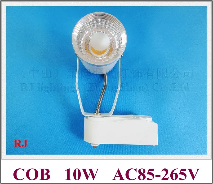 

COB 10W LED rail spot lamp light LED track light tracking light Commercial lighting COB 10W 900lm AC85V-265V input aluminum