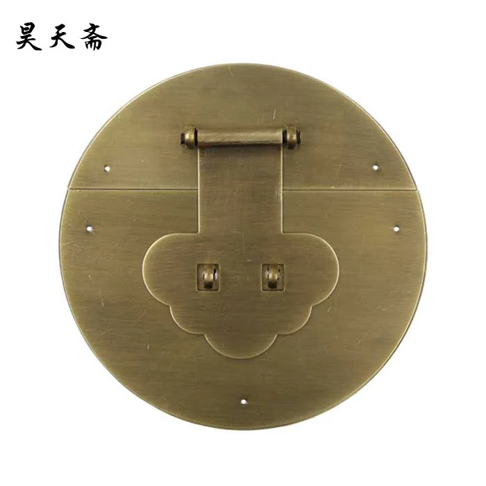 

[Haotian vegetarian] imitation of Ming and Qing Dynasties of Chinese copper Zhangmu Xiang hasp HTN-053 tri-color