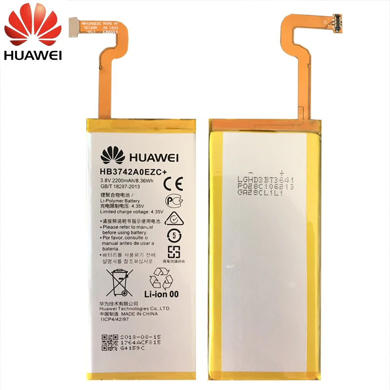 Huawei телефон Батарея HB3742A0EZC+ для huawei Ascend P8 Lite 2200 mAh Замена батарей+ Бесплатные инструменты