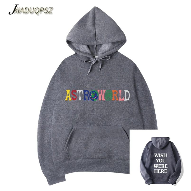 جديد ترافيس سكوت ASTROWORLD أتمنى لكم كانت هنا هوديس الأزياء إلكتروني ASTROWORLD هوديي الشارع الشهير رجل/امرأة البلوز البلوز