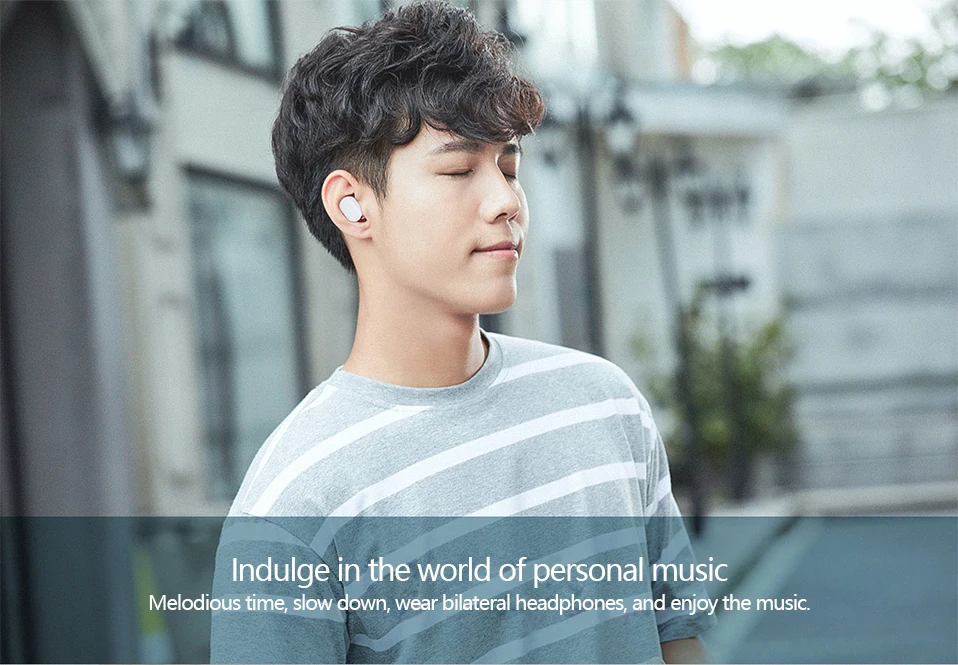 Xiaomi Mijia Airdots TWS Молодежная версия гарнитура Bluetooth 5,0 стерео бас с микрофоном наушники с зарядным устройством