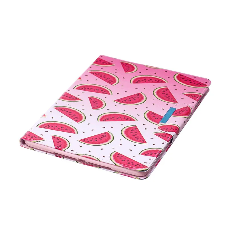 Soft Leather Case For New iPad 9.7 inch 2017 Colorful Painting Smart Cover Flip Case Protective Shell Auto Sleep Wake Up (22)