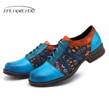 Женская обувь на плоской подошве; обувь из натуральной кожи; кроссовки; женские броги; повседневная обувь на плоской подошве в винтажном стиле; женские оксфорды на шнурках; коллекция года; сезон весна