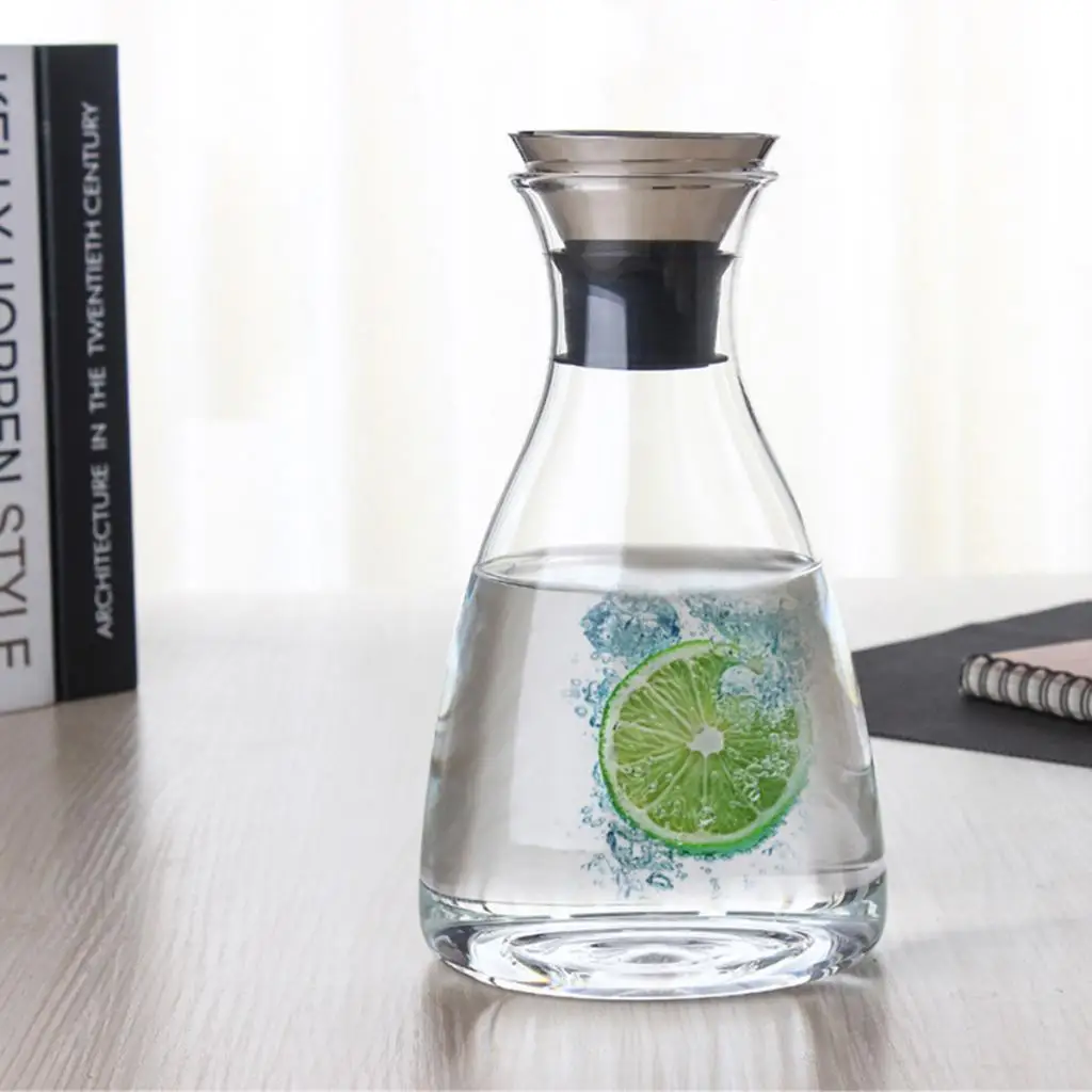 Heat Resistant Water Bottle Tea Wine Teapot Kettle Glass Jug Coffee Pot Juice Container Large Capacity Cold Water