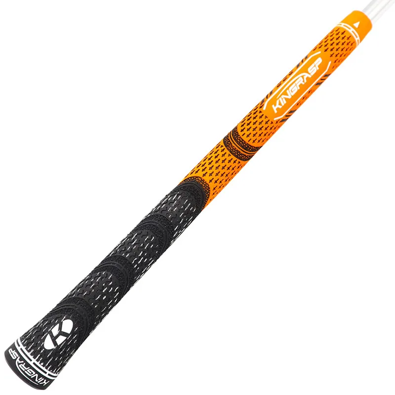 Kingrasp golf Grip 9 шт./лот, клюшки для клюшек, Резиновые клюшки для гольфа, спортивные аксессуары, девять цветов на выбор. Подходит для мужчин и женщин - Цвет: orange-medsize