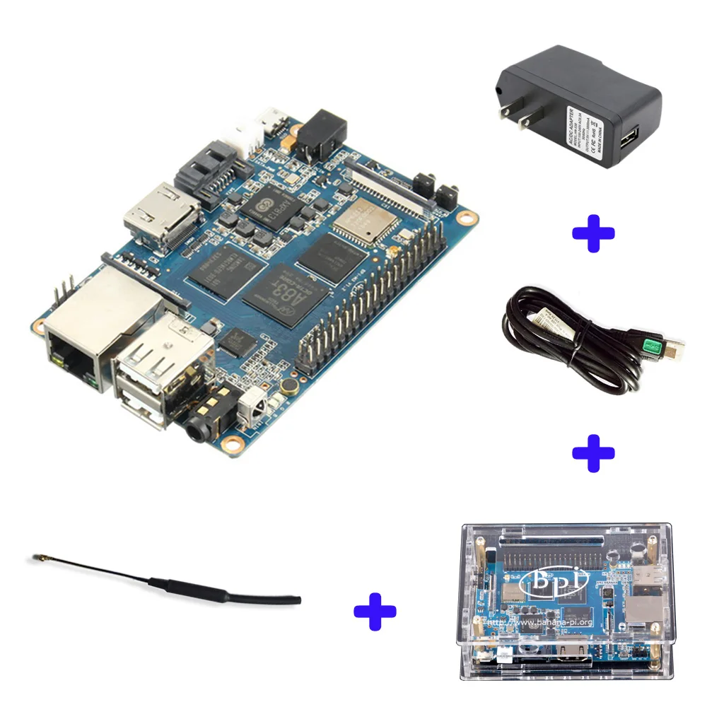 Banana Pi BPI M3 A83T восьмиядерных процессор(8-ядерный) 2G LPDDR3+ 8 gbemmc с открытым исходным кодом макетная плата одноплатный Co raspberry pi Совместимость