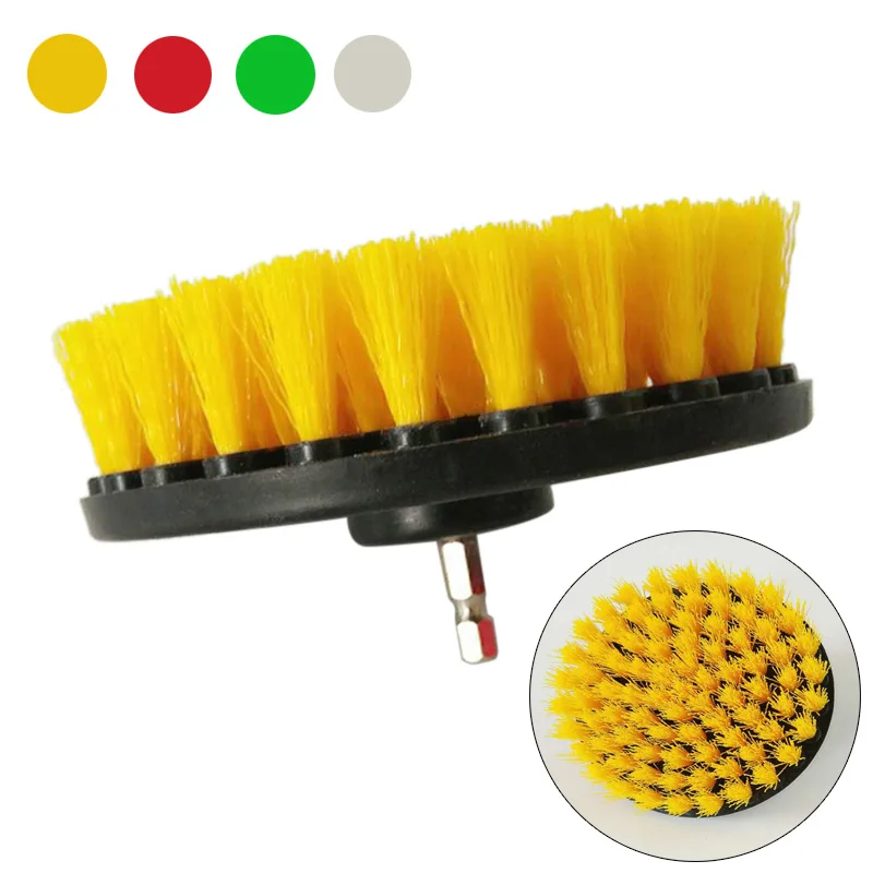 

Newest 5/4/2Inch Clean Cleaning Brush Electric Drill Stainless Steel For Fabric Sofa Carpet Leather Car Interiors --