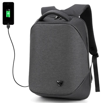 

USB School backpack Male Travel Bag Waterproof Casual Business men 15.6Inch laptop backpacks Large Capacity school bags mochila