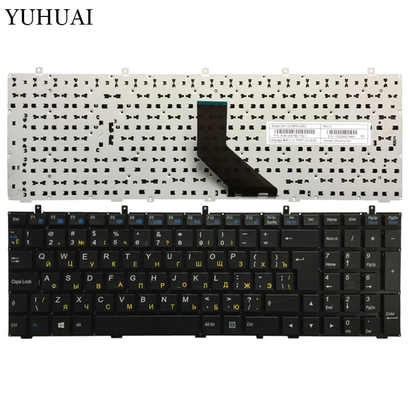 

NEW Russian Keyboard for DNS Clevo W370ET W350ET W370STQ W350ST W355 W670SC W350SS W670SR RU laptop KEYBOARD