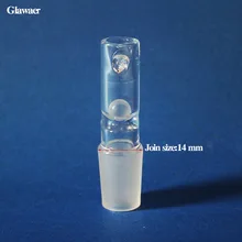 1 шт. 14 мм релиз воздушный клапан стеклянные принадлежности для кальянов для высокого боросиликатного материала