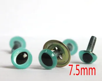 

60pcs/lot 7.5mm fantasy blue color CAT safety eyes for felted wool doll