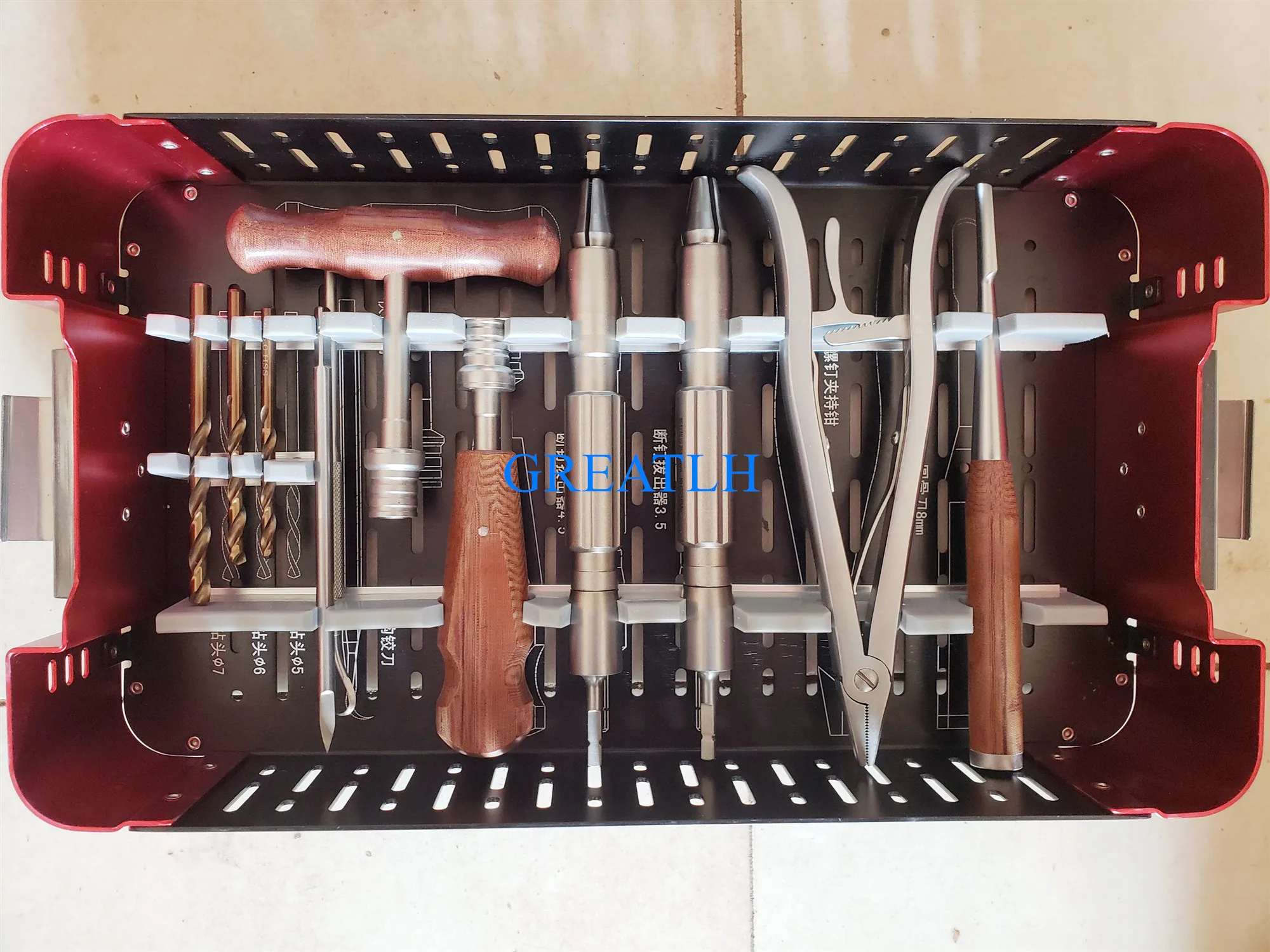 

56pcs/set Orthopedics Broken Screw Extractors Medical Instruments Kit orthopedics screwdriver
