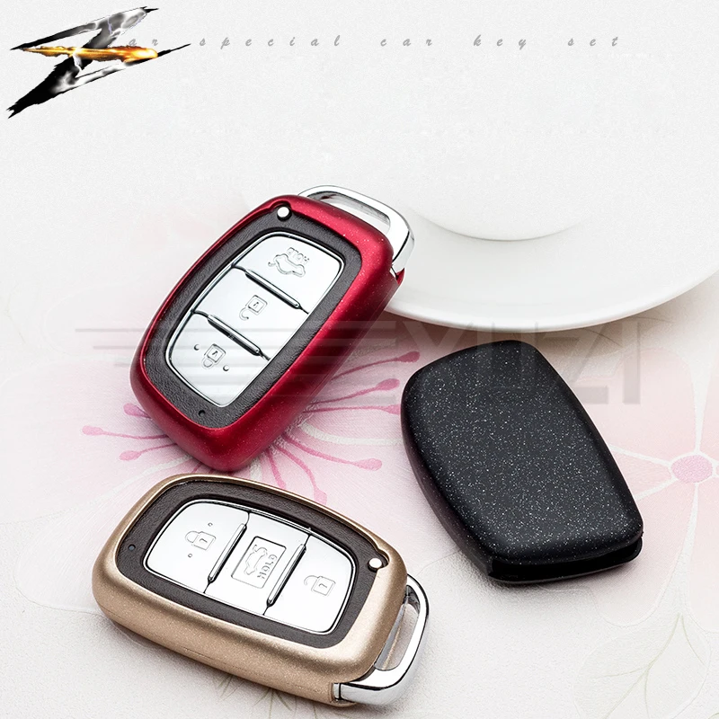 

TPU Car Key Case For Hyundai i10 i20 i30 HB20 IX25 IX35 IX45 TUCSON Front Cover Car Key Holder Accessories