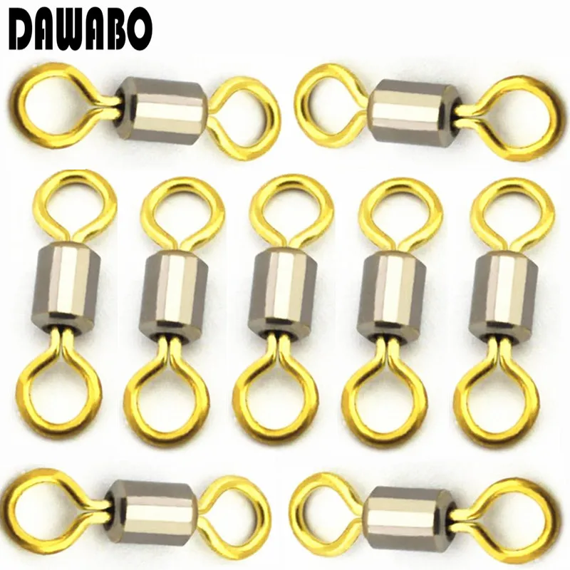 DAWABO Double color 50 Pcs Swivel Pin Connector Stainless Steel Sea