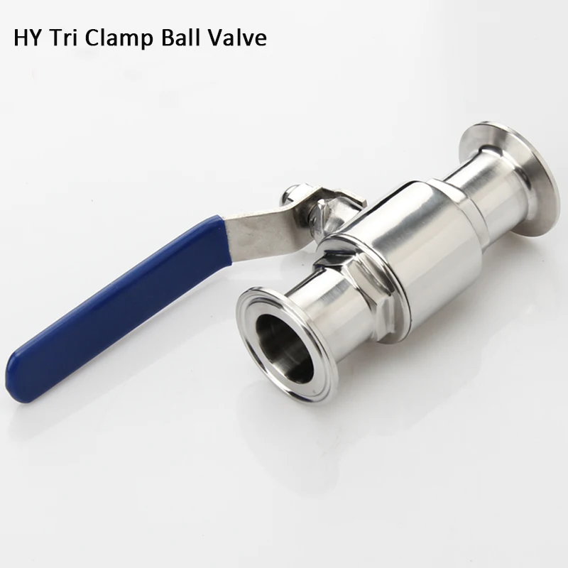 Specification : 1 CHENTAOMAYAN 1 38mm50.5MM 304 Stainless Steel Sanitary Ball Valve Tri Clamp Ferrule Type for Homebrew Diary Product 